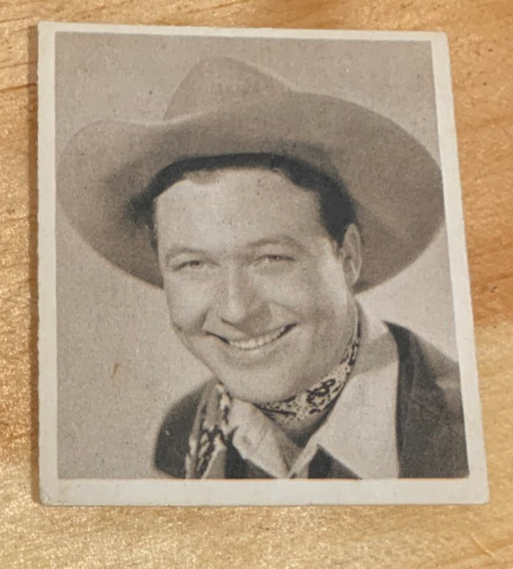 Rare 1948 Bowman R701-9 Movie Stars #6 Monte Hale EX-NM High Grade Rare 1948 Bowman R701-9 Movie Stars #6 Monte Hale EX-NM High Grade