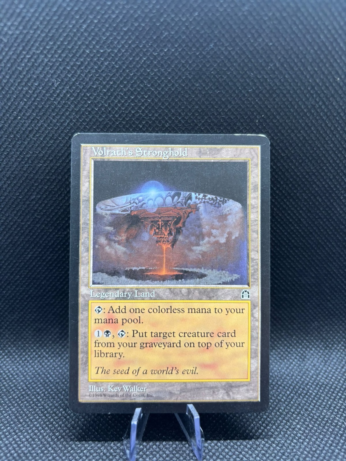 VOLRATH'S STRONGHOLD-MTG-MAGIC THE GATHERING-STRONGHOLD-ENG-MP/GOOD-FORTRESS