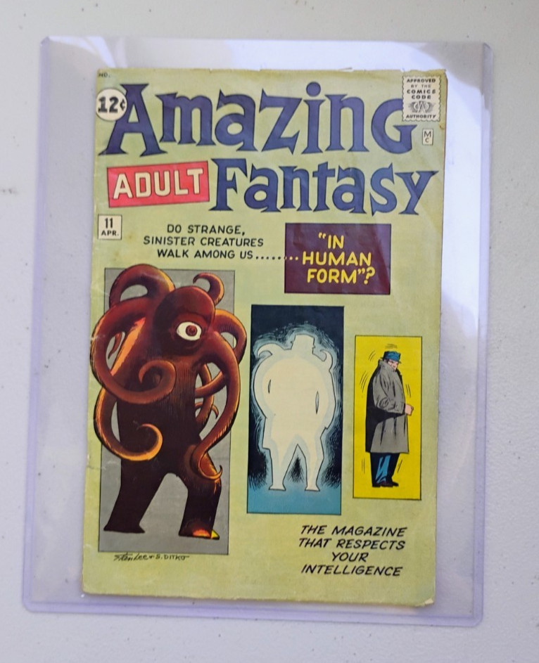 AMAZING ADULT FANTASY #11 STEVE DITKO Stan Lee DOC OCK PROTOTYPE VG WHITE PAGES