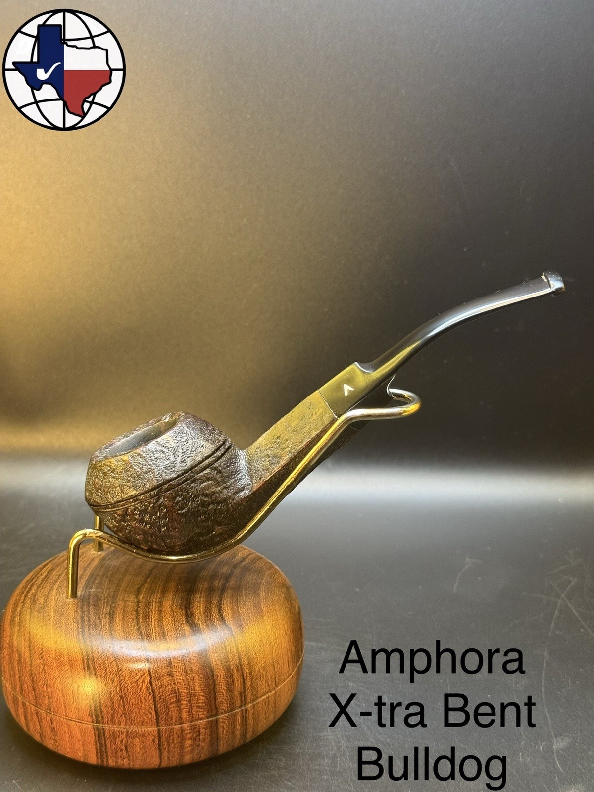 Vintage Amphora X-tra Bent Bulldog Tobacco Pipe