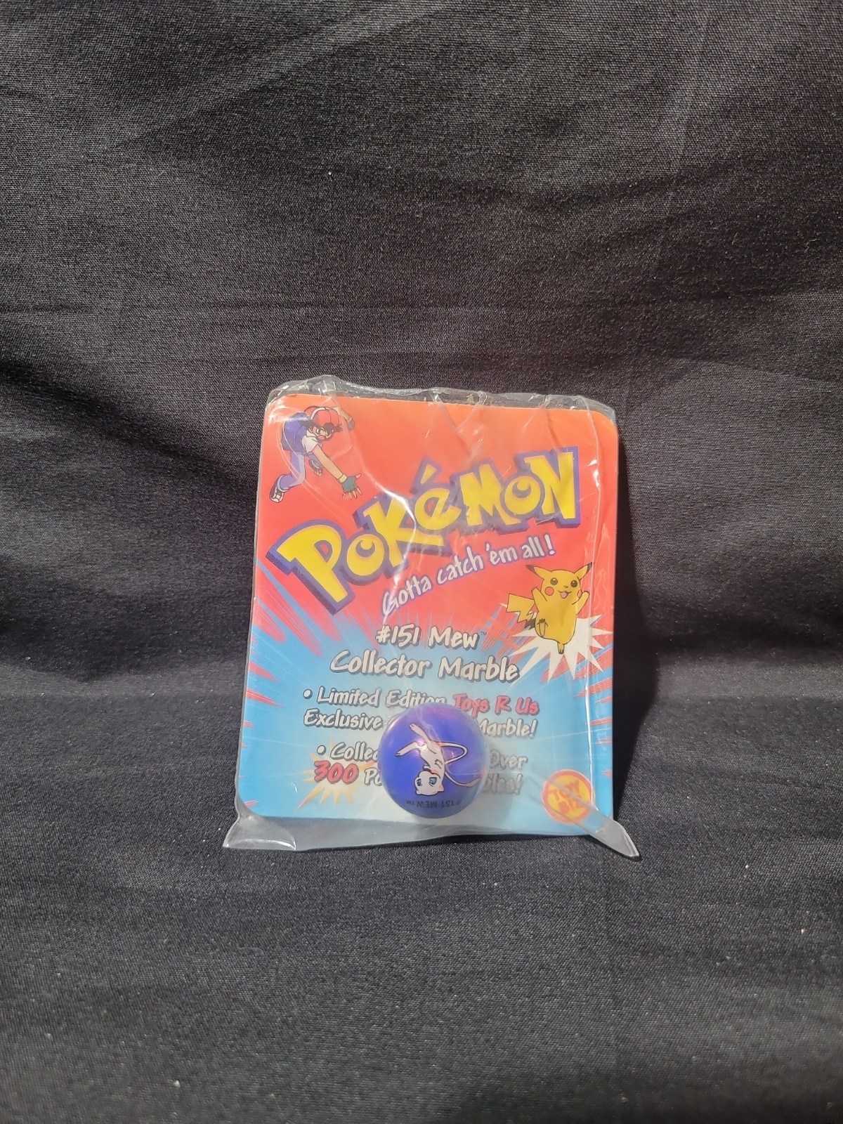 Pokémon Mew Collector Marble - #151 - 1999 Toys R Us Exclusive Toy Biz