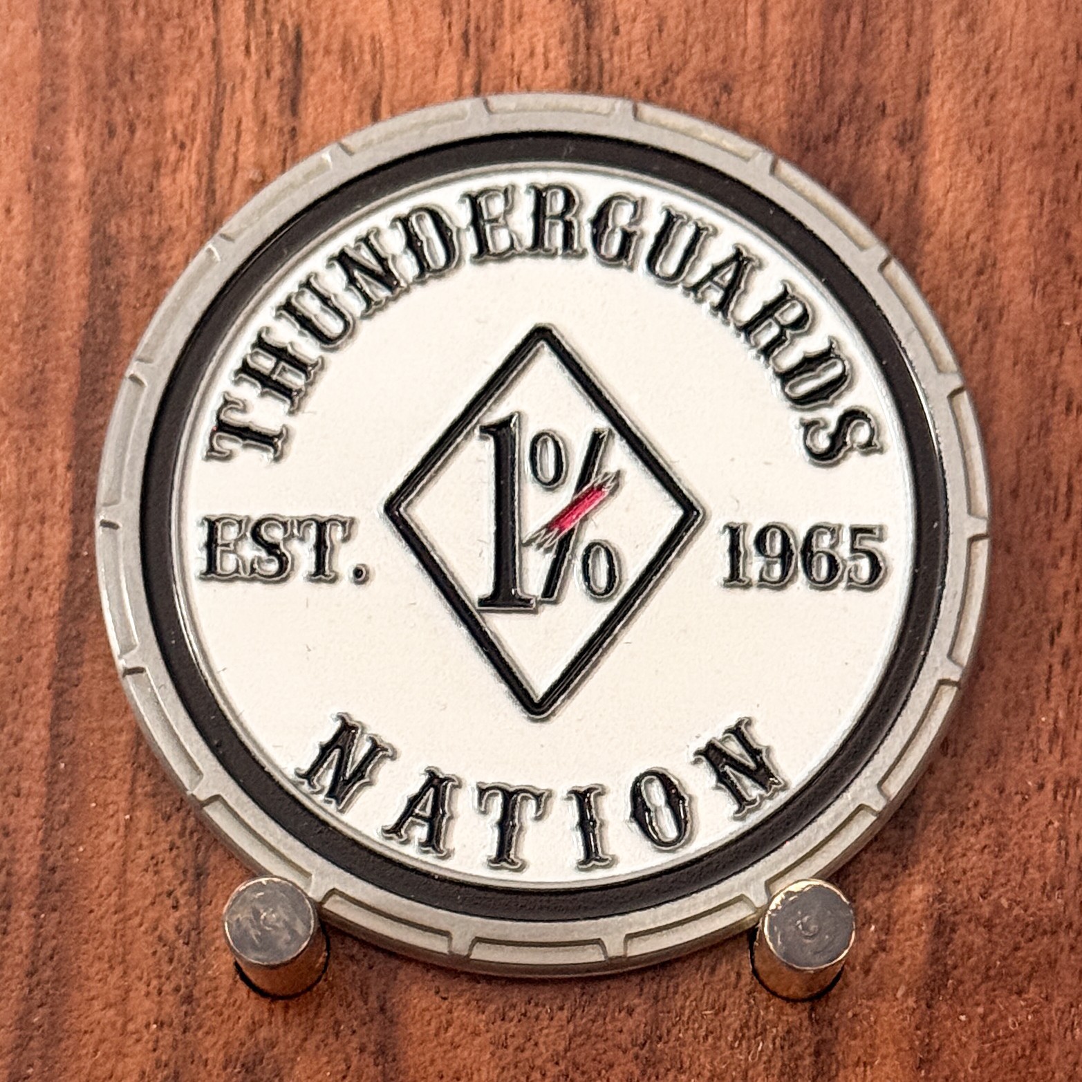 Thunderguards Nation 1% Motorcycle Club TG Logo Challenge Coin  1#41
