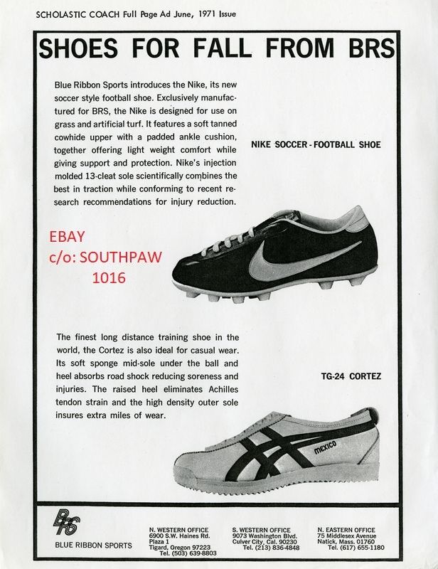  1971 Nike/Blue RIbbon Sports \
