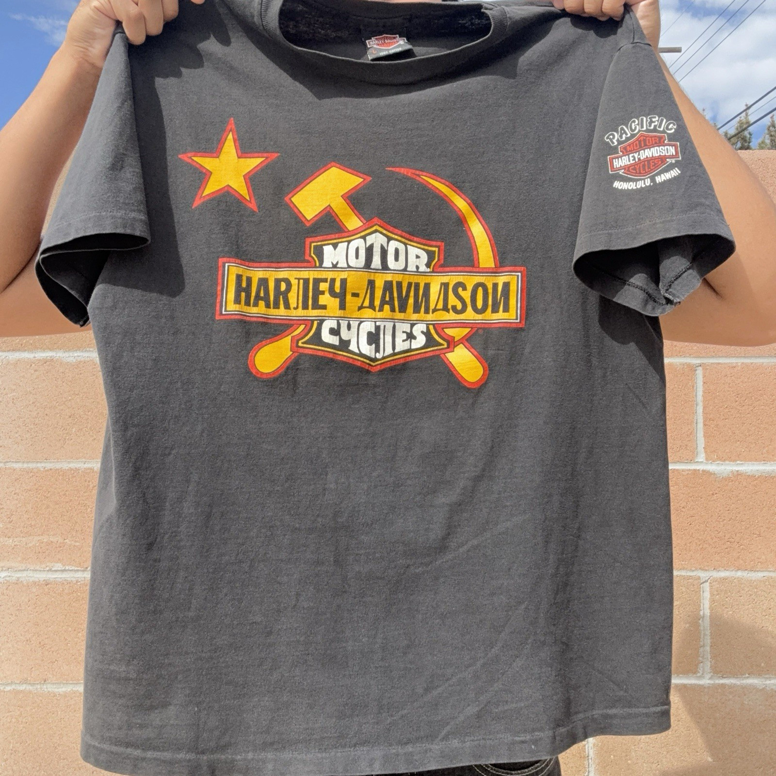 RARE Vintage Harley-Davidson Soviet Union T-shirt RARE Vintage Harley-Davidson Soviet Union T-shirt