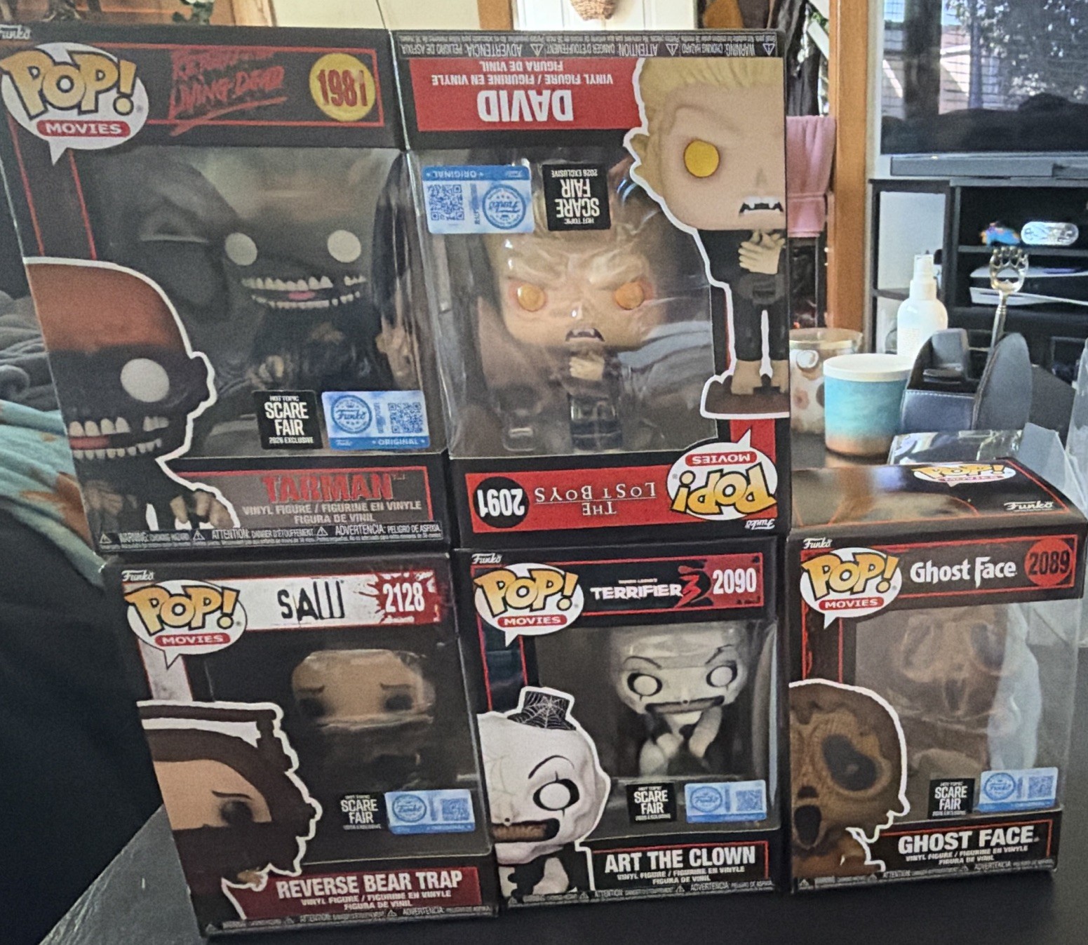 Funko Pop Horror 5-Pack bundle 2026 Scare Fair Exclusives w/ protectors