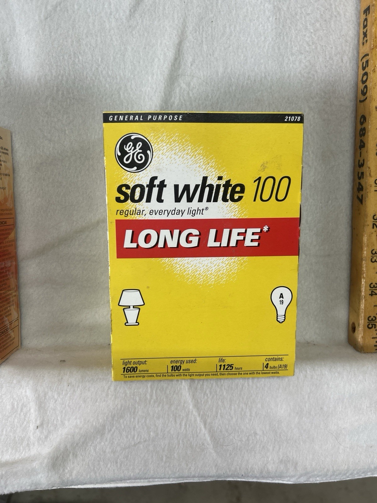 General Electric Soft White Vintage 100 W  Incandescent, Lightbulbs ￼￼