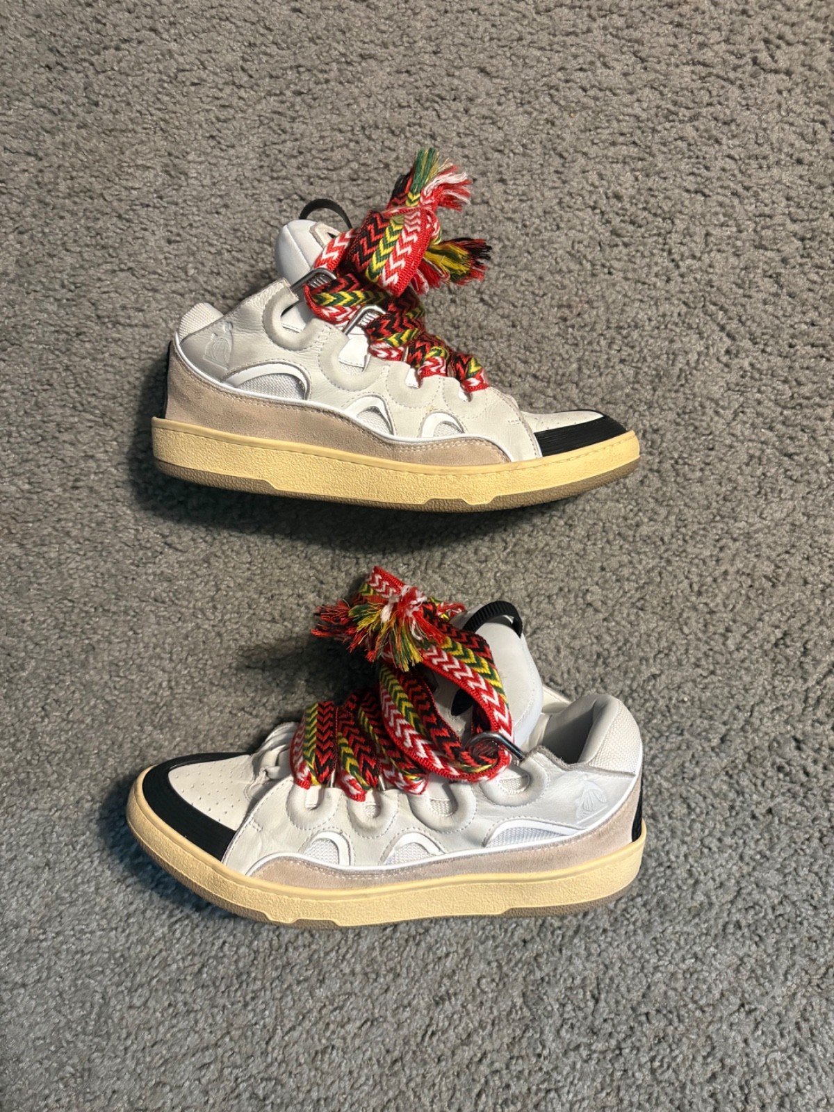 Lanvin Curb Sneakers Size (10)43 Lightly Worn Multicolor