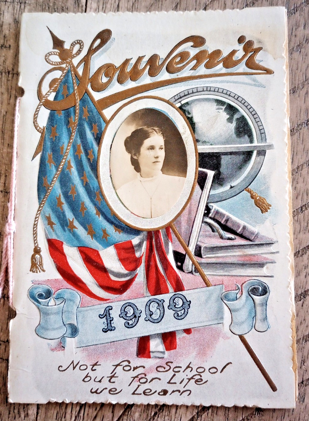 1909 I.X.L School Victor Township Osborne County Kansas Teacher Souvenir Pupils