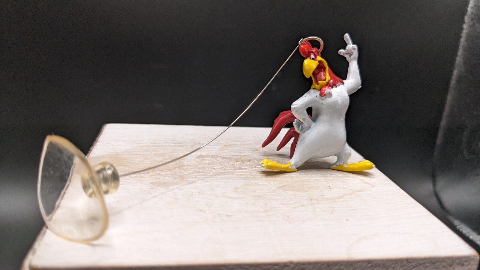 Rare Vintage Foghorn Leghorn Figure With Suction And Original Bag WB S33 