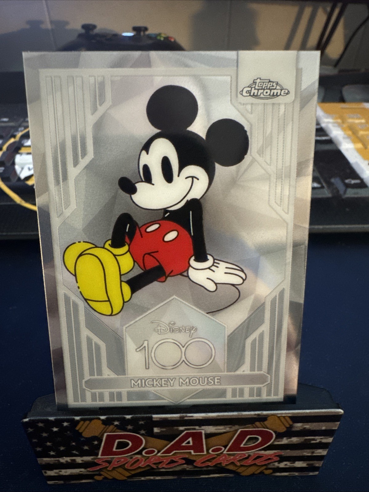 Mickey Mouse - 2023 Topps Chrome Disney 100 #1 Base