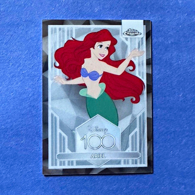 Topps 2023 Chrome Disney 100 Ariel #19 Base Card The Little Mermaid