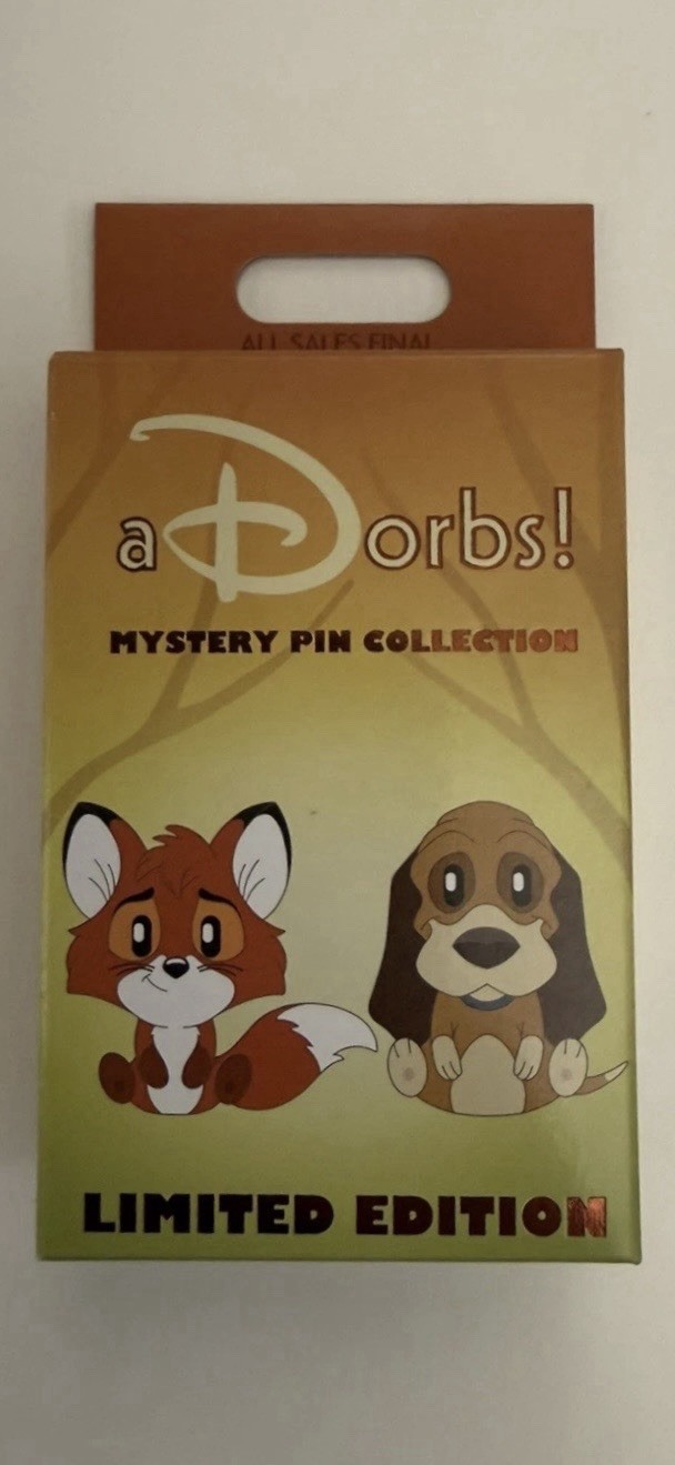 Disney WDI MOG Glendale aDorbs Fox and the Hound 45th 1 Mystery Box In Hand