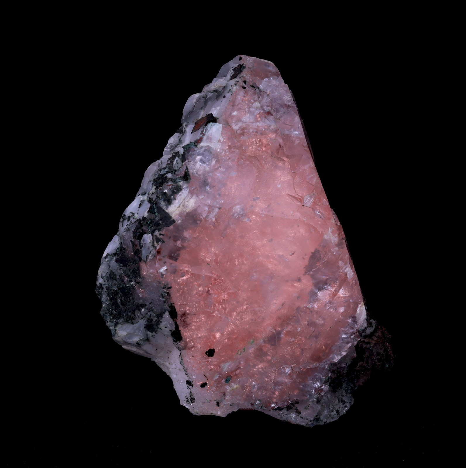Very Nice and Rich Copper in Calcite - Quincy Mine, Michigan