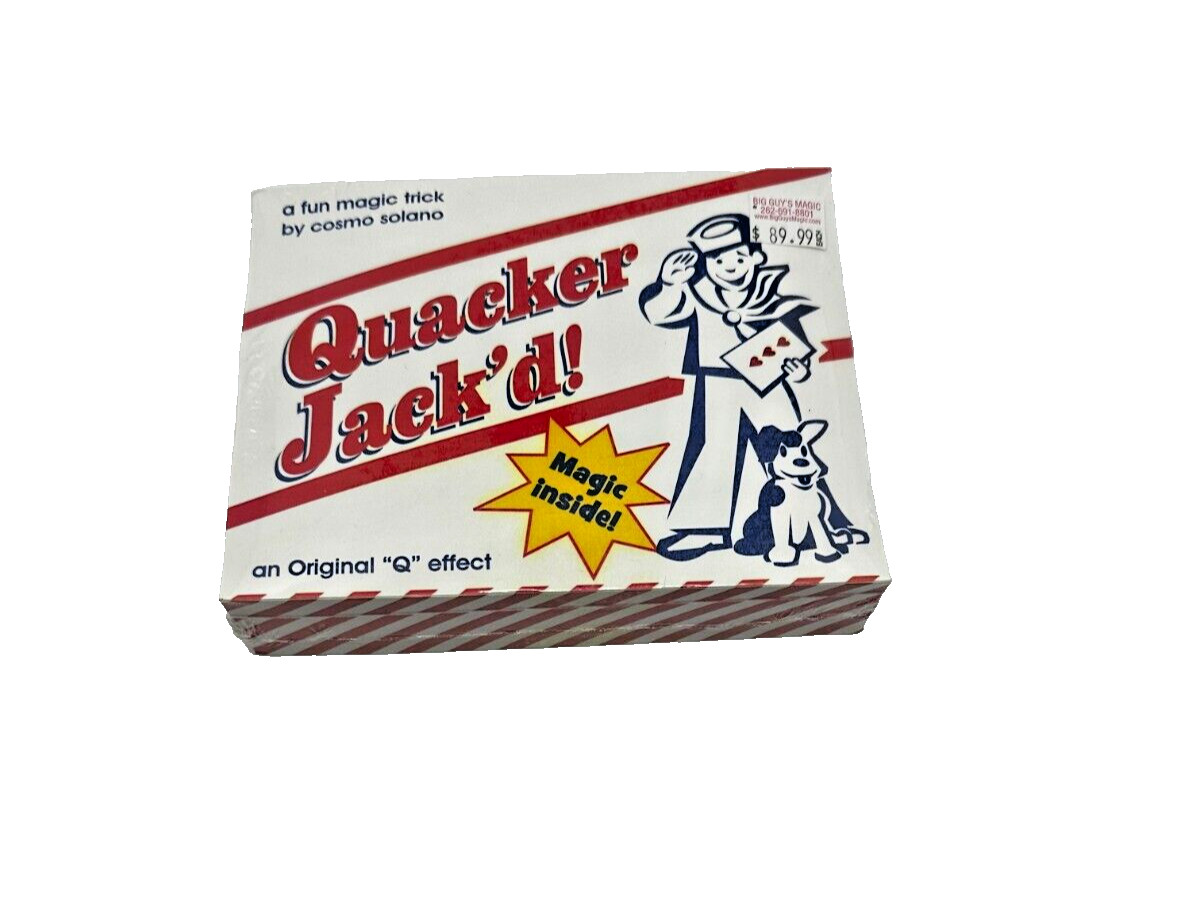 (RARE HARD TO FIND) Quacker Jack'd by Cosmo Solano - Magic Trick (NEW UNOPENED)