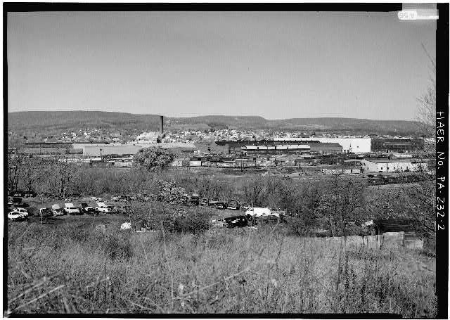 Photo:Juniata Shops East Side Looking North 1900s Railroad Complex