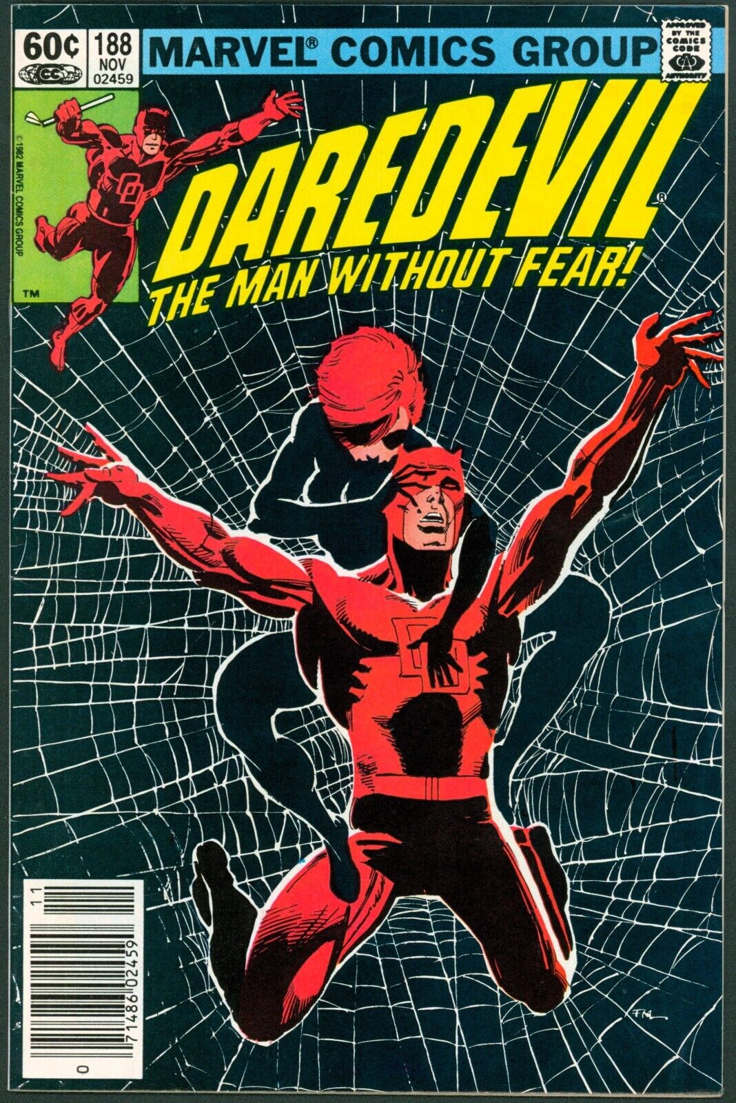 Daredevil 188 NM- 9.2 Miller Marvel 1982