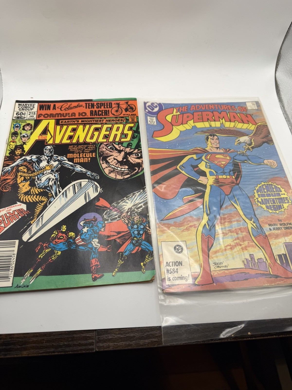 Huge lot of 80 Vintage comic books marvel, Dc, Superman, Spiderman, Hulk  More