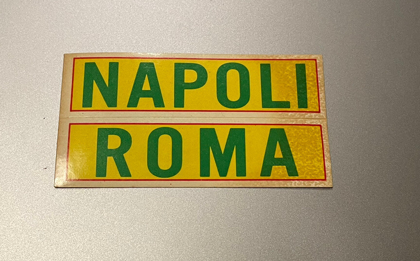 footballers 1970 71 Scudetto Striscia Roma Napoli