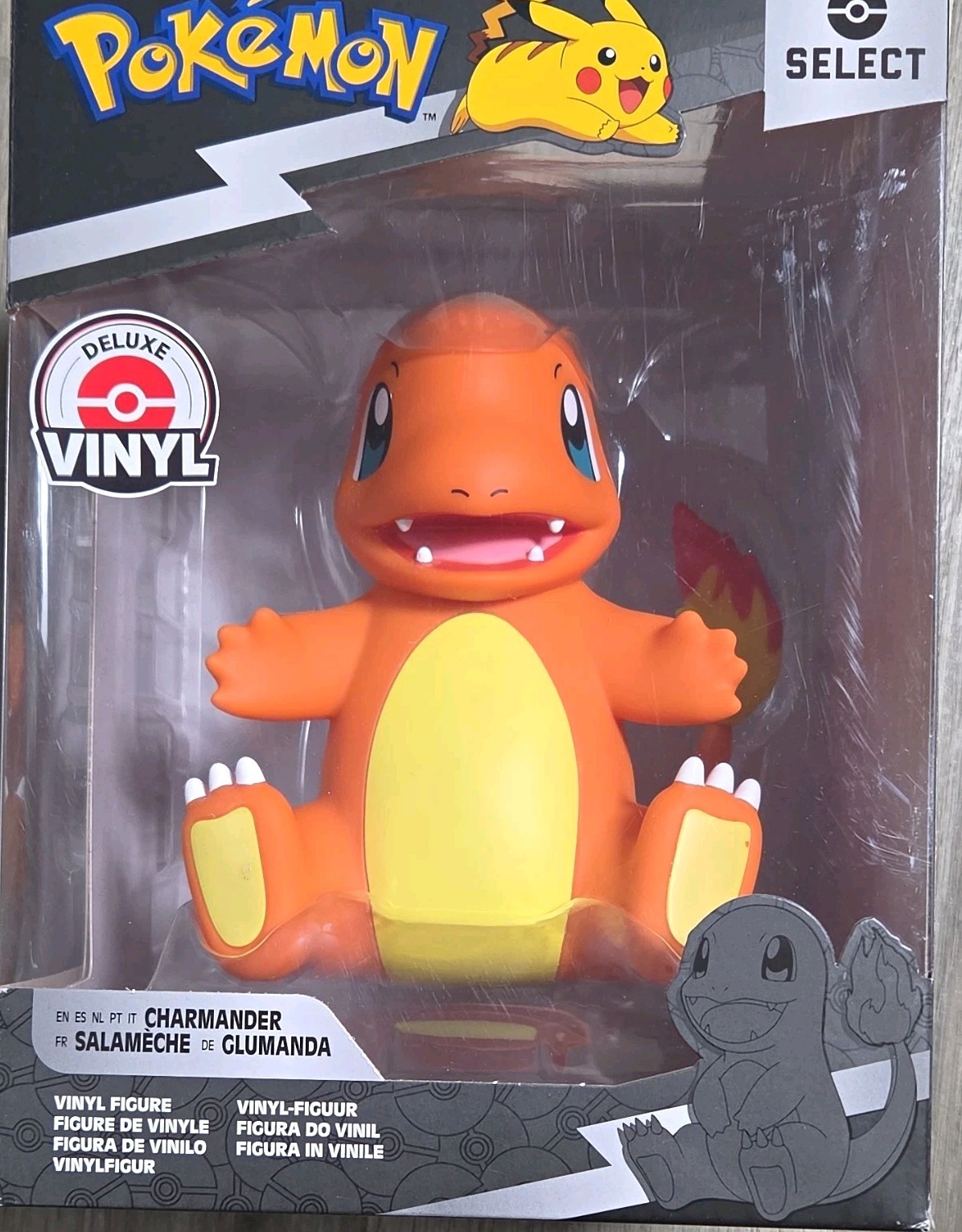 Jazwares Pokémon Select Series 2 Charmander Deluxe Vinyl Figure Boxed