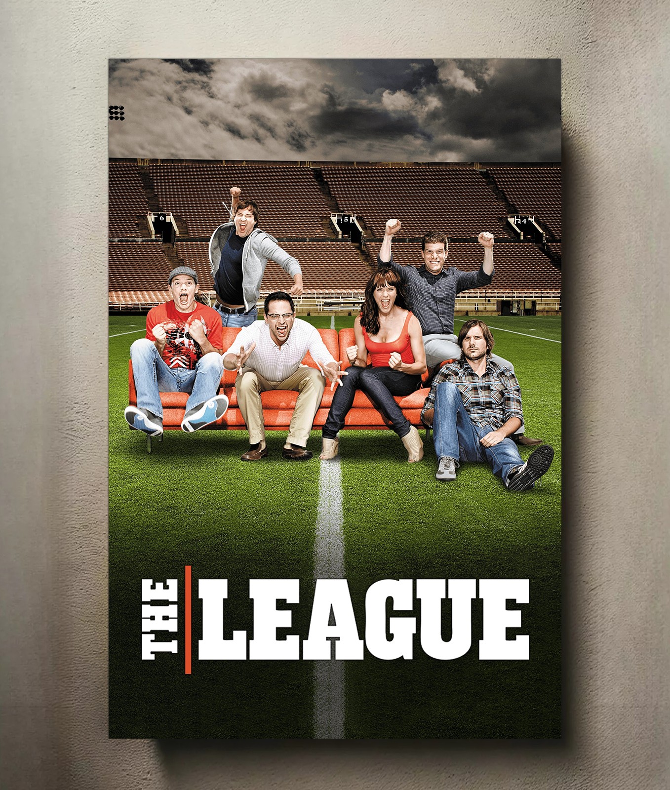 The League 8x12 Metal TV Show Poster Sign