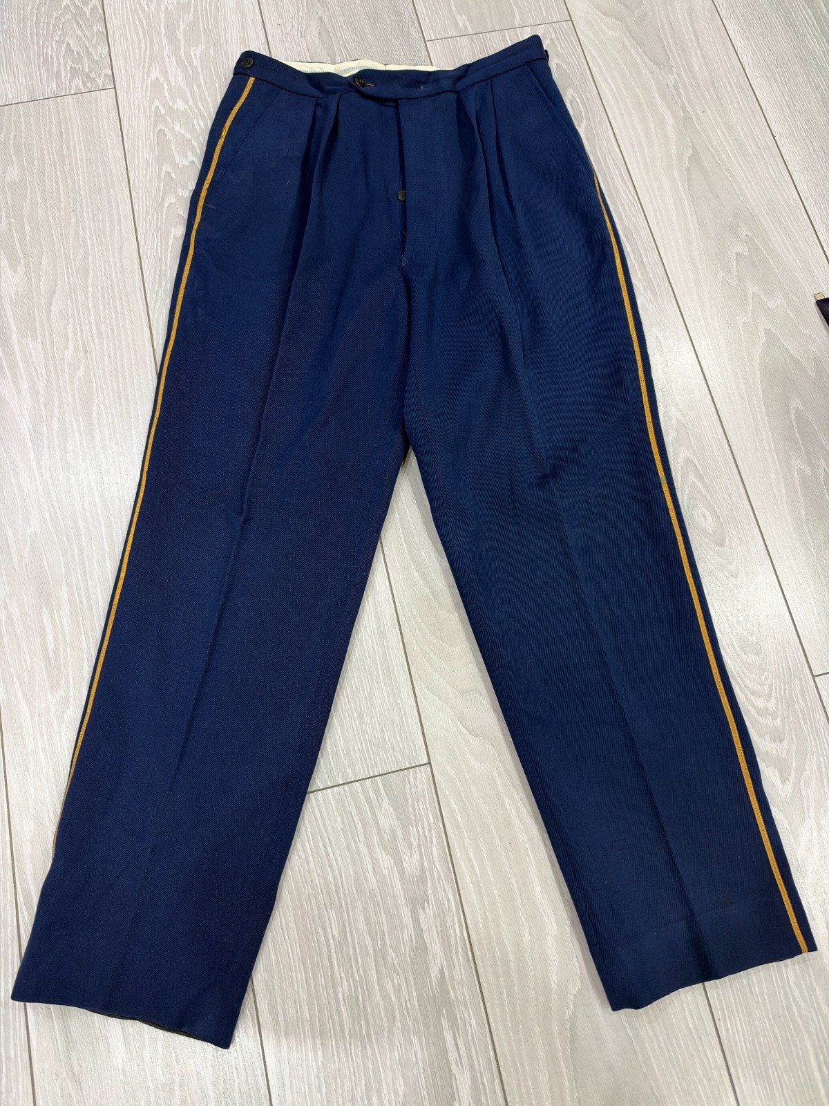 Antique 1900s 1910s Netherlands Dutch Army Military Dress Uniform Trousers