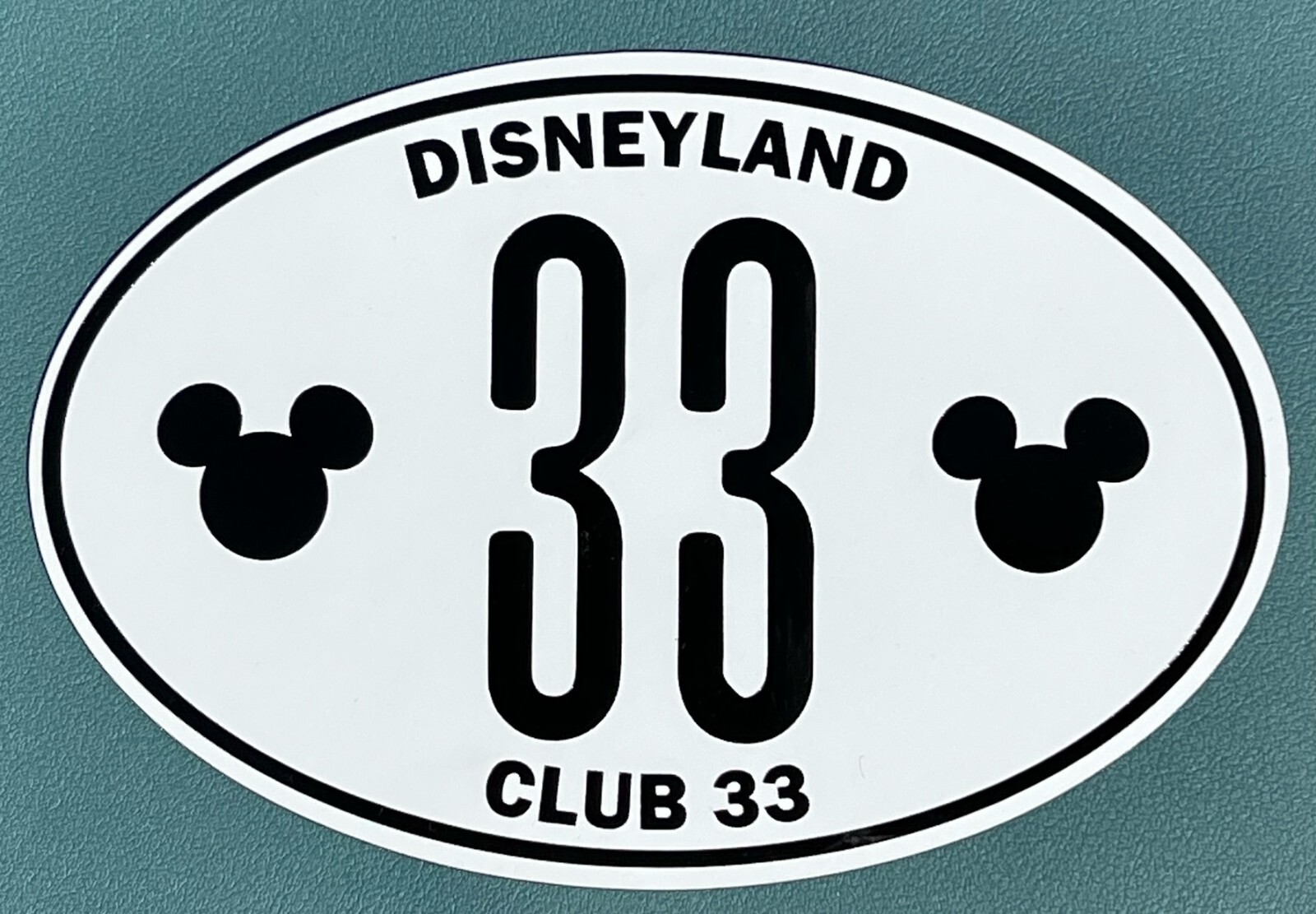 Disneyland Club 33 Auto Magnet