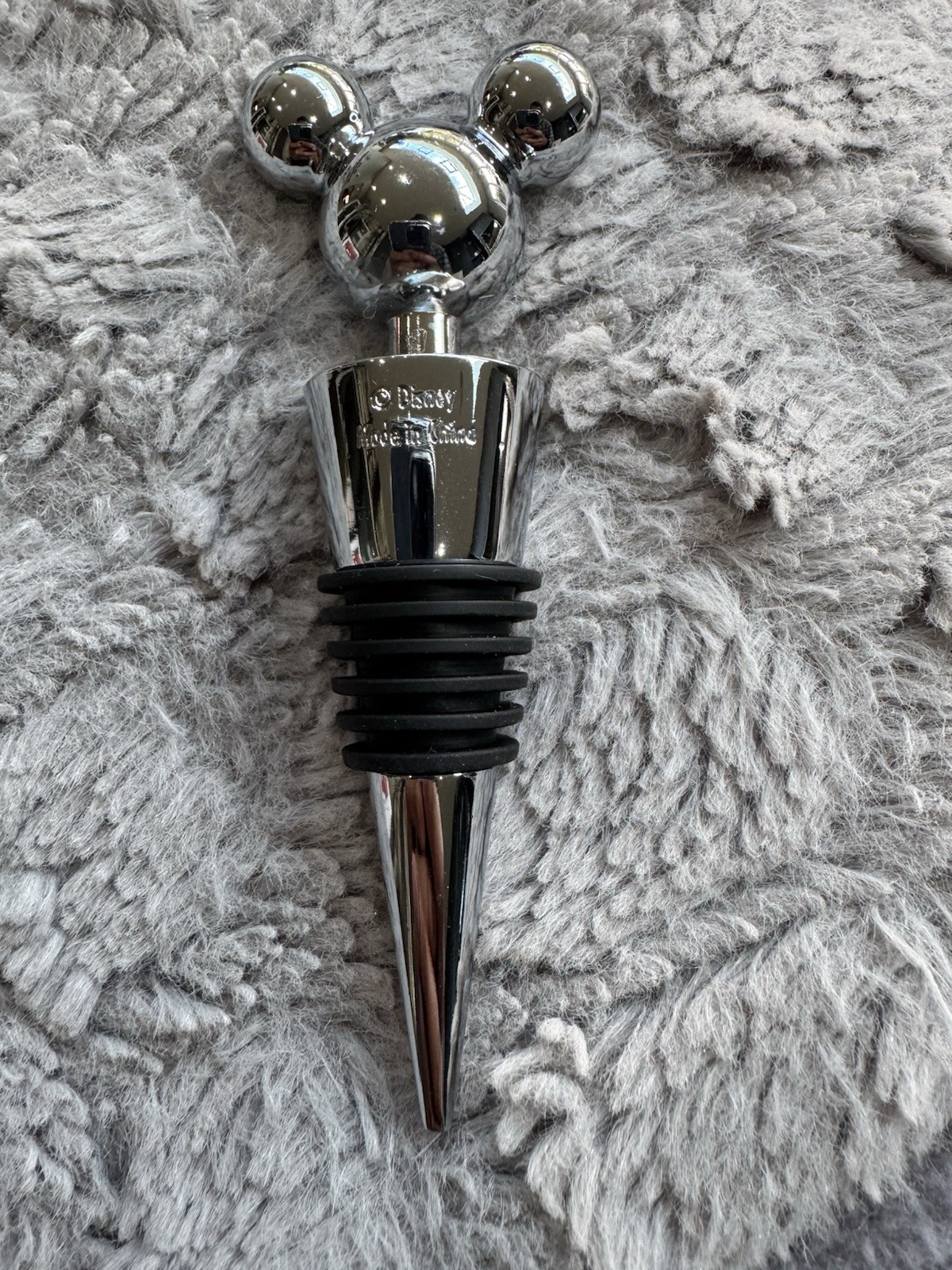 Disneyland Paris Mickey Mouse Wine Bottle Stopper Head Ears Shaped Disney Parks