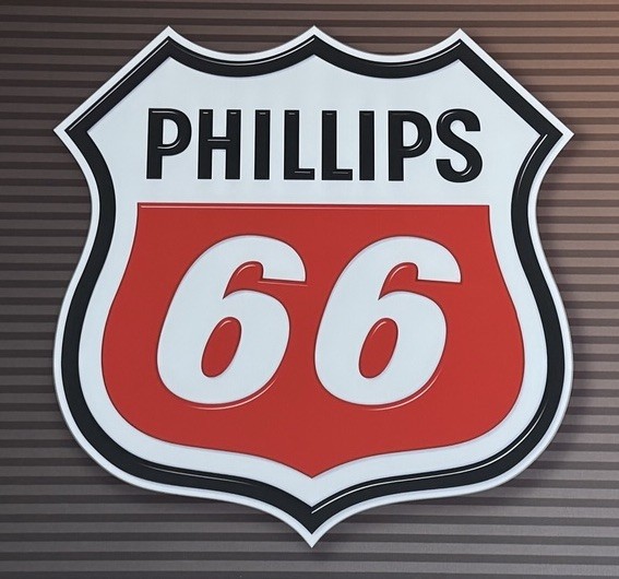 Vintage Phillips 66 Gas Station Metal Sign Panel (Set of 2) Large 43” x 22” NOS Vintage Phillips 66 Gas Station Metal Sign Panel (Set of 2) Large 43” x 22” NOS