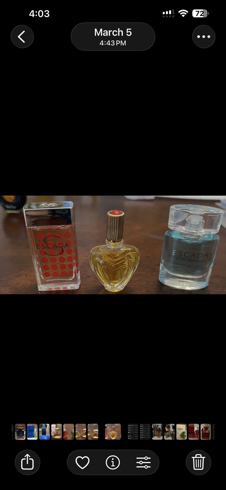 Escada Three Fab Minis