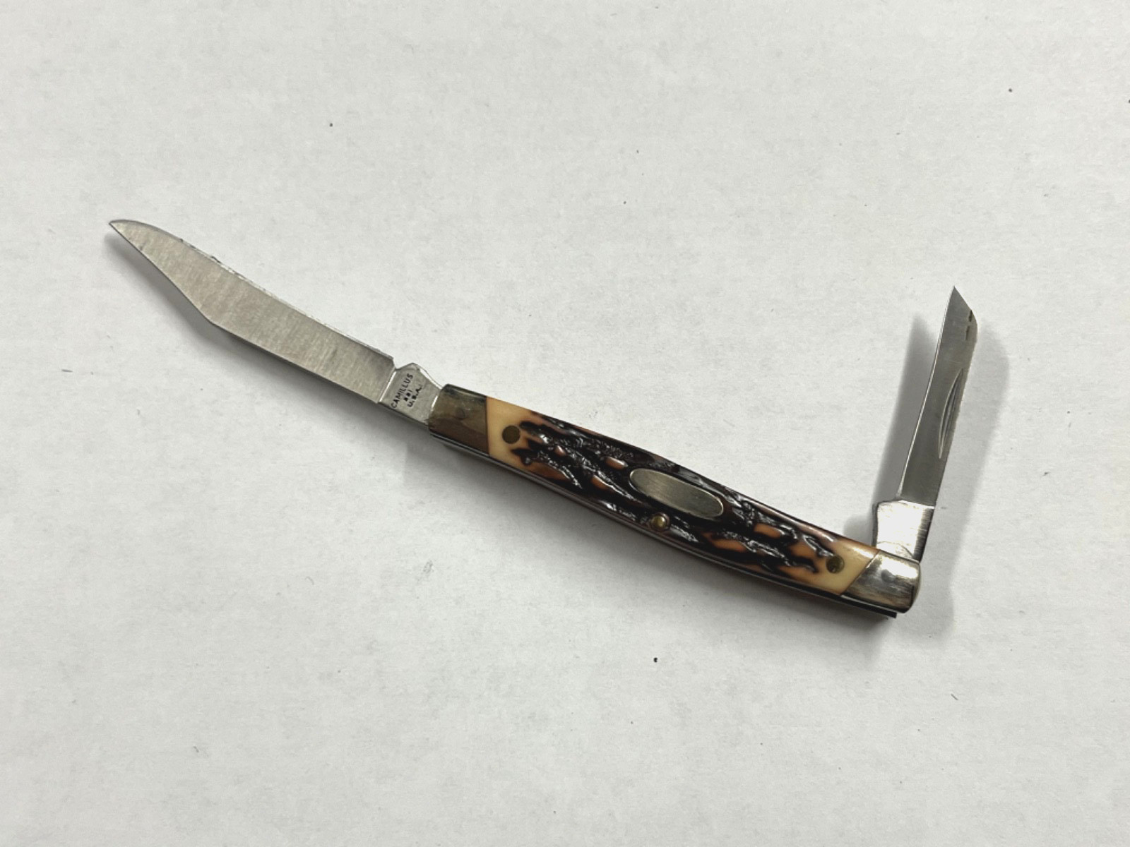 Vintage Camillus-Sword Brand- two blade knife- 881- New, no box