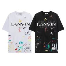 For Gallery Dept & Lanvin Splash ink Letter Printing T-shirt picture