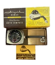 VTG 1960s Airguide Nomad Deluxe Auto Compass Model 79 NOS With Box And Manual picture