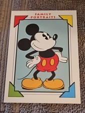 Mickey Mouse's Bio - 1991 Impel Disney Family Portraits #100 picture