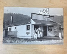 original REAL rppc Blondy's Lunch Pepperwood CA not a reprint picture