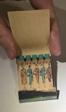 Printzess Fashioned Vtg Feature Matchbook 3 Full Rows The Vogue Lion Match Co picture