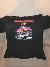 Vintage Harley Davidson New York Cafe Black T-Shirt Size XL100% Cotton RARE 90s picture