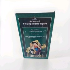 Vintage Telco Pinocchio Christmas Animated Sings & Dances 2002 WITH BOX picture
