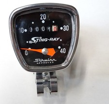 VINTAGE SCHWINN STINGRAY  KRATE SPEEDOMETER & BRACKET picture