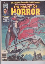 Marvel Preview #12 The Haunt Of Horror, 1977 Marvel Magazine 1st Solo Lilith VG+ picture