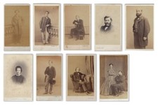 Switzerland Lot 9 CDV C1860 Photos Geneva Richard Lacombe Lacroix Straub Men Women picture