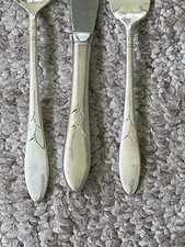 YOU PICK Oneida Lady Hamilton Community Silver Plate Place & Serving Spoon fork picture