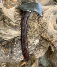 Custom Handmade Carbon Steel Axe Tomahawk Throwing Axe Outdoor Hatchet Viking Ax picture