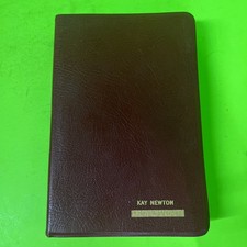 Rare Vintage 1977 Leather Bound Zondervan Holy Bible New International Version picture