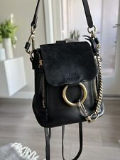 Chloe Faye Backpack Leather and Suede Small picture