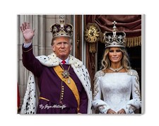 Donald J. Trump The 45/47 President. Golden KINGS ART ON CANVAS picture