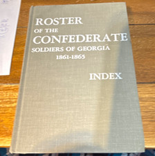 Roster of the Confederate Soldiers of Georgia 1861-1865 Index Hardcover picture