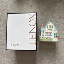 Lenox Springtime Village Lit Bakery Porcelain Figurine ~ NIB picture
