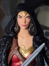 DC Multiverse Wonder Woman With Cloak MINT 6-inch BAF/Ares   picture