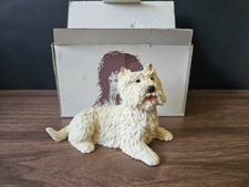 Vintage 1988 Original by Castagna West Highland Terrier Dog Figurine with Box picture
