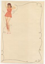 1940's VINTAGE GEORGE PETTY GIRL PINUP STATIONERY NM CONDITION 10 1/2